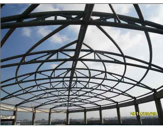 集安中煤朔州宾馆管桁架工程